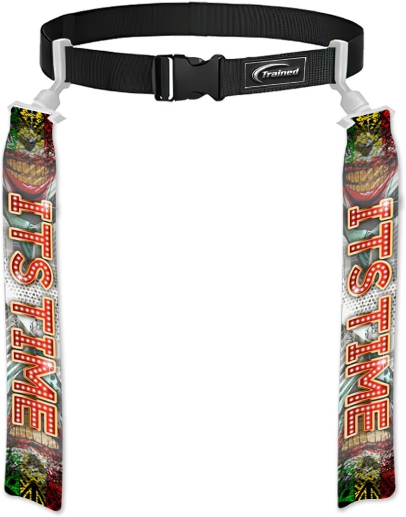 Trained Custom Flag Football Belt Set Includes 2 Pop Flag Football Flags and Belt | Durable Adult Flag Football Belts - Image 1